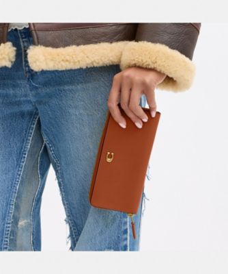 エッセンシャル スリム アコーディオン ジップ ウォレット | COACH